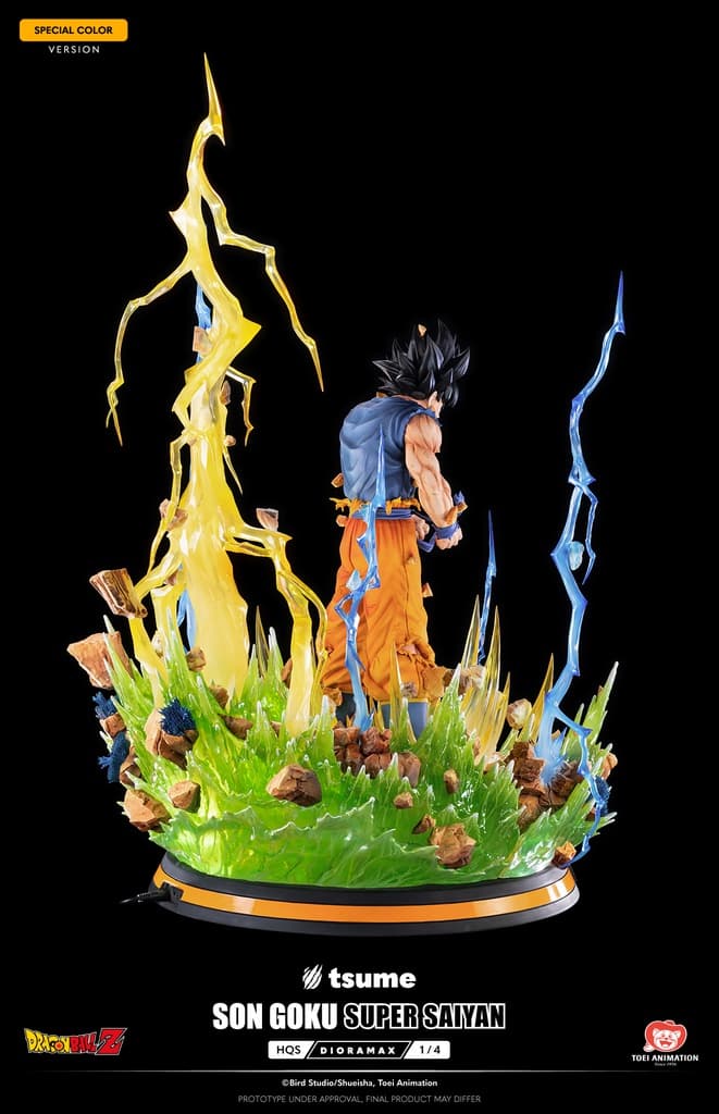 Son Goku SSJ1/Super Saiyen 1 (Spécial Couleur animé) - HQS Dioramax - Vue 10
