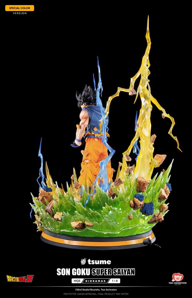 Son Goku SSJ1/Super Saiyen 1 (Spécial Couleur animé) - HQS Dioramax - Vue 12