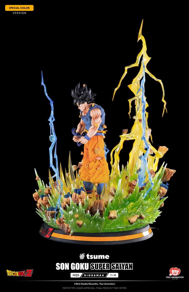 Son Goku SSJ1/Super Saiyen 1 (Spécial Couleur animé) - HQS Dioramax - Vue 13