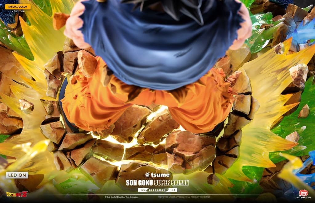 Son Goku SSJ1/Super Saiyen 1 (Spécial Couleur animé) - HQS Dioramax - Vue 17