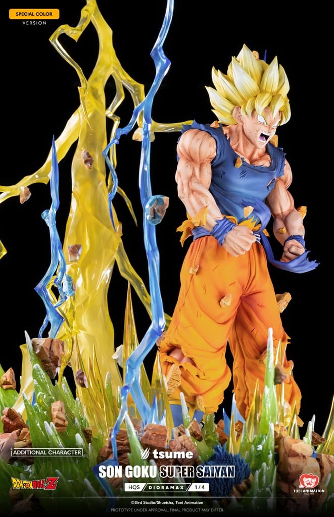 Son Goku SSJ1/Super Saiyen 1 (Spécial Couleur animé) - HQS Dioramax - Vue 18