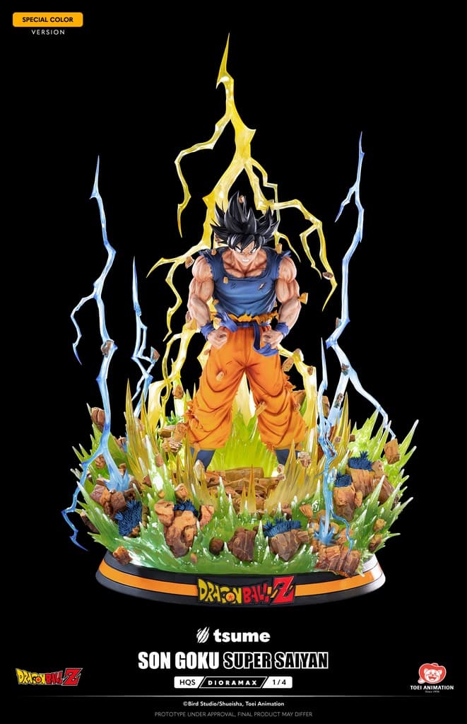 Son Goku SSJ1/Super Saiyen 1 (Spécial Couleur animé) - HQS Dioramax - Vue 20