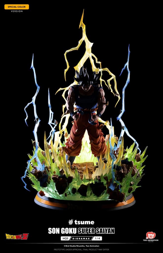 Son Goku SSJ1/Super Saiyen 1 (Spécial Couleur animé) - HQS Dioramax - Vue 21