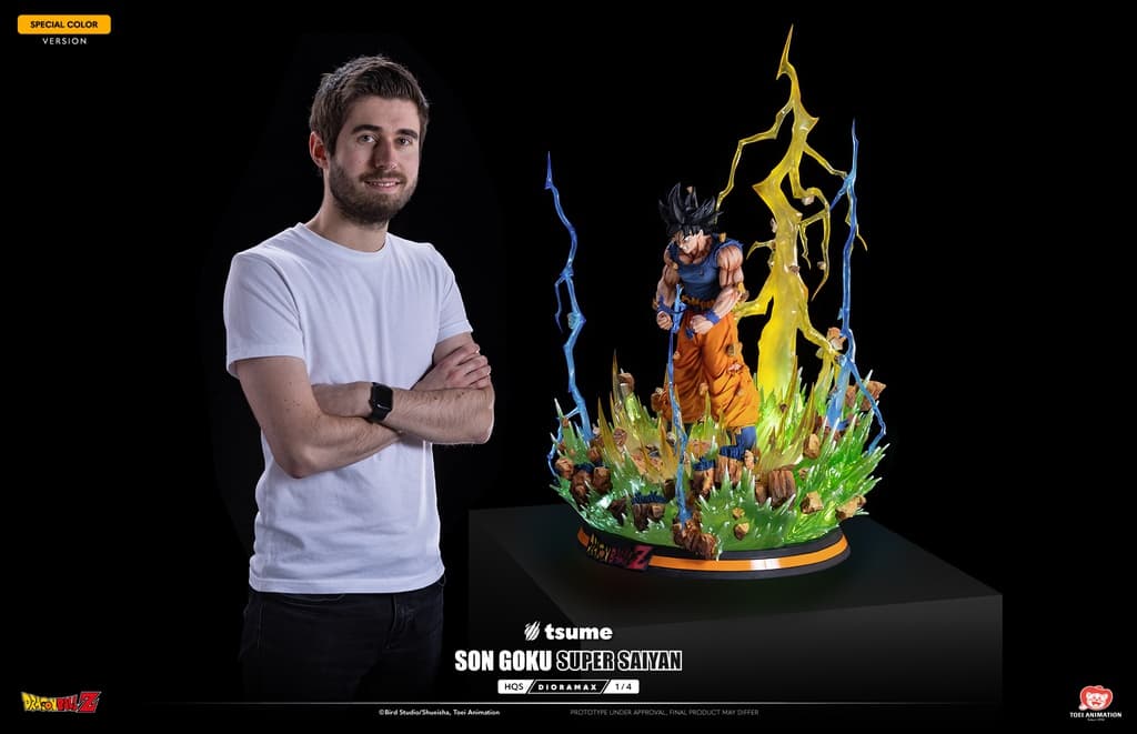 Son Goku SSJ1/Super Saiyen 1 (Spécial Couleur animé) - HQS Dioramax - Vue 22