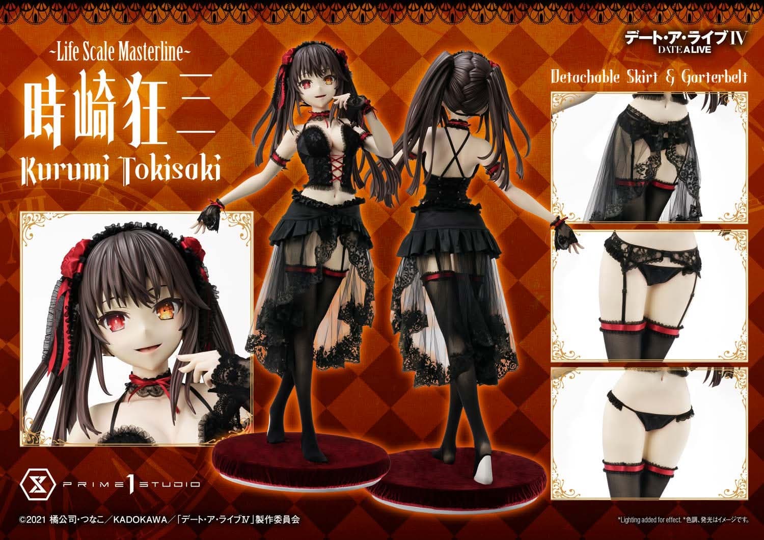 Kurumi Tokisaki (Regular) - Life Scale Masterline - Vue 40