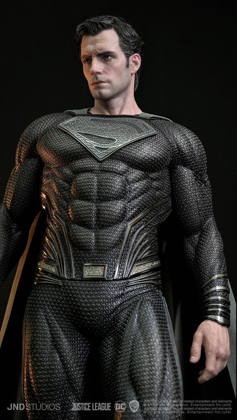 Superman Henry Cavill Black Suit (Justice League 2017) - Vue 3