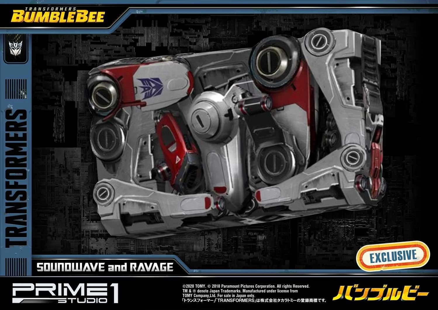 Soundwave & Ravage (exclusive version) - Vue 2