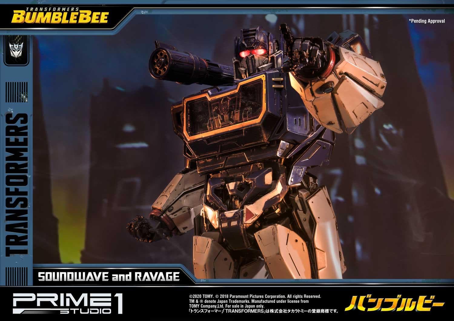 Soundwave & Ravage (exclusive version) - Vue 3