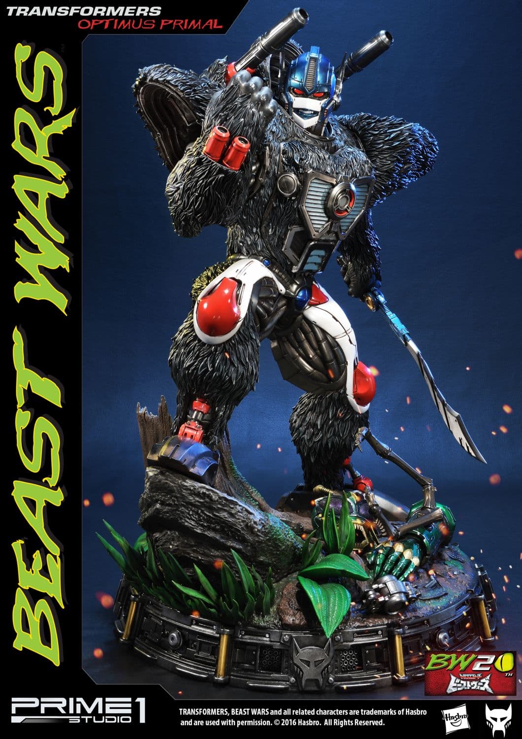 Optimus Primal - Beast Wars: Transformers (Exclusive Version) - Premium Masterline - Vue 5