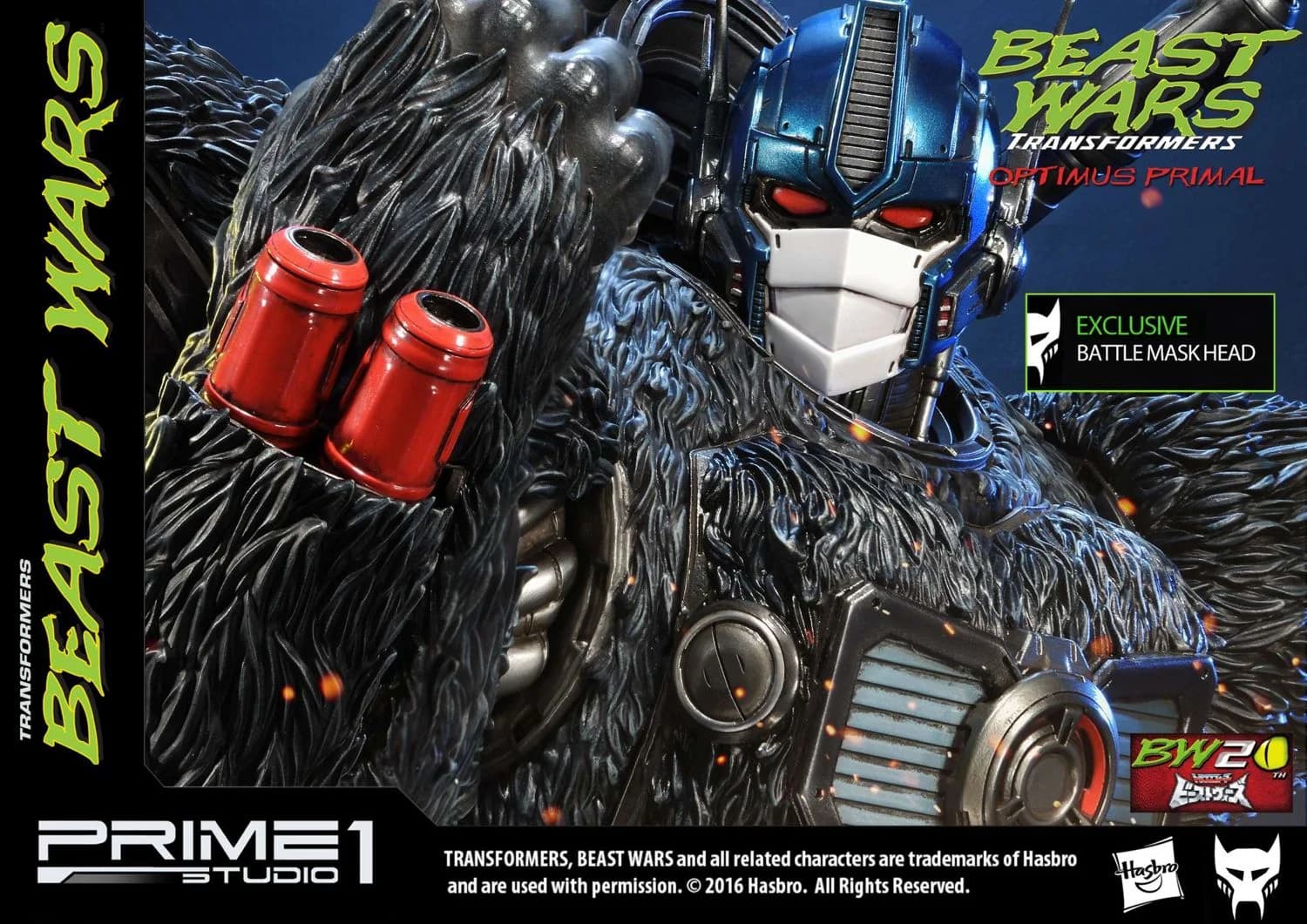 Optimus Primal - Beast Wars: Transformers (Exclusive Version) - Premium Masterline - Vue 3