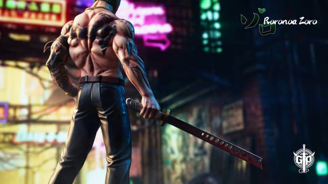 Roronoa Zoro Yakuza - 1/4 - Vue 5