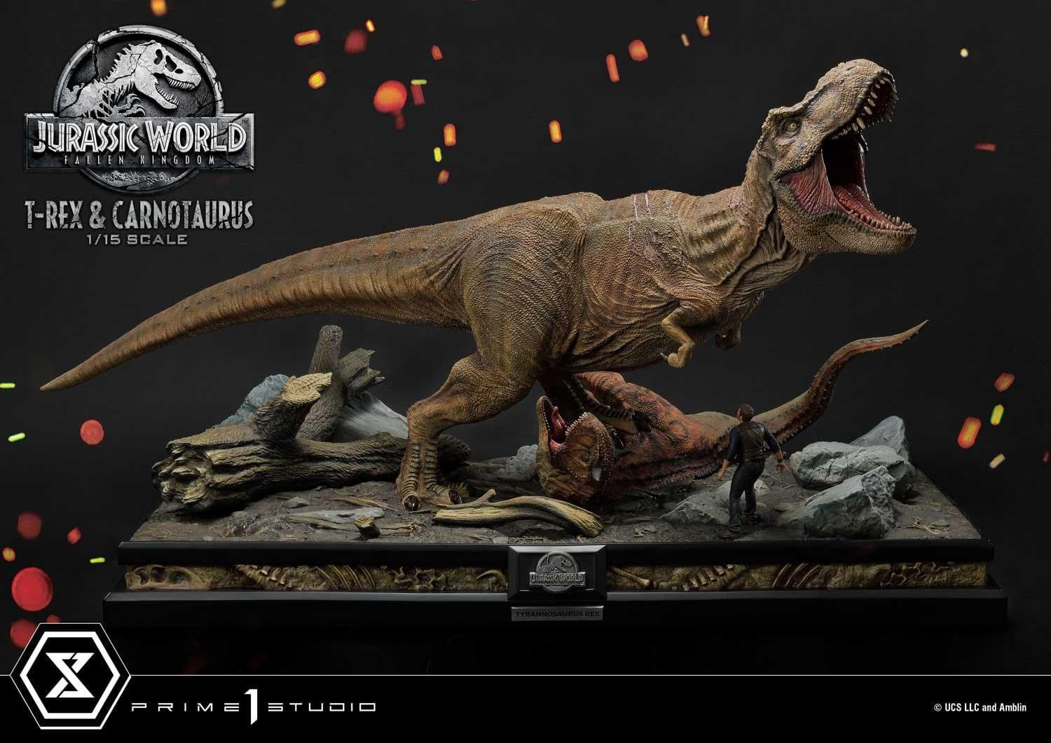 Tyrannosaurus-Rex & Carnotaurus (Edition Regular)- legacy museum collection - Vue 4