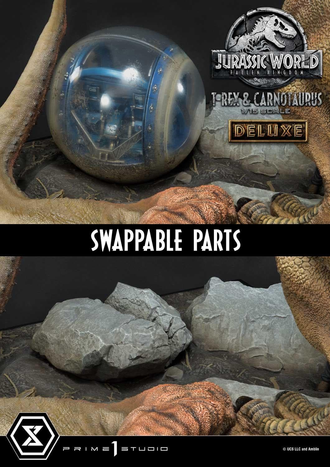 Tyrannosaurus-Rex & Carnotaurus - legacy museum collection (deluxe  version) - Vue 3