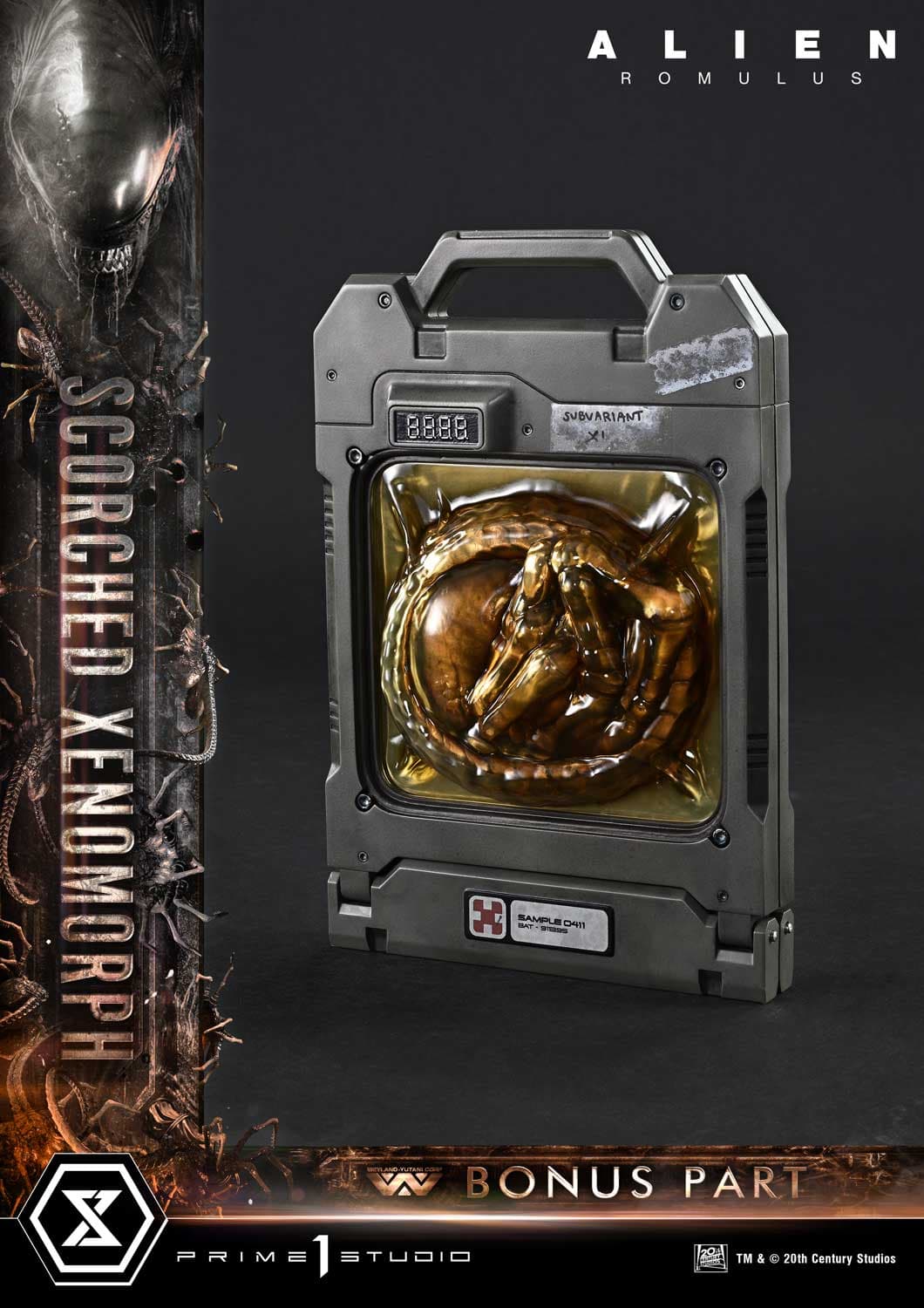 Scorched Xenomorph (Version Deluxe Bonus) - Museum Masterline - Vue 3