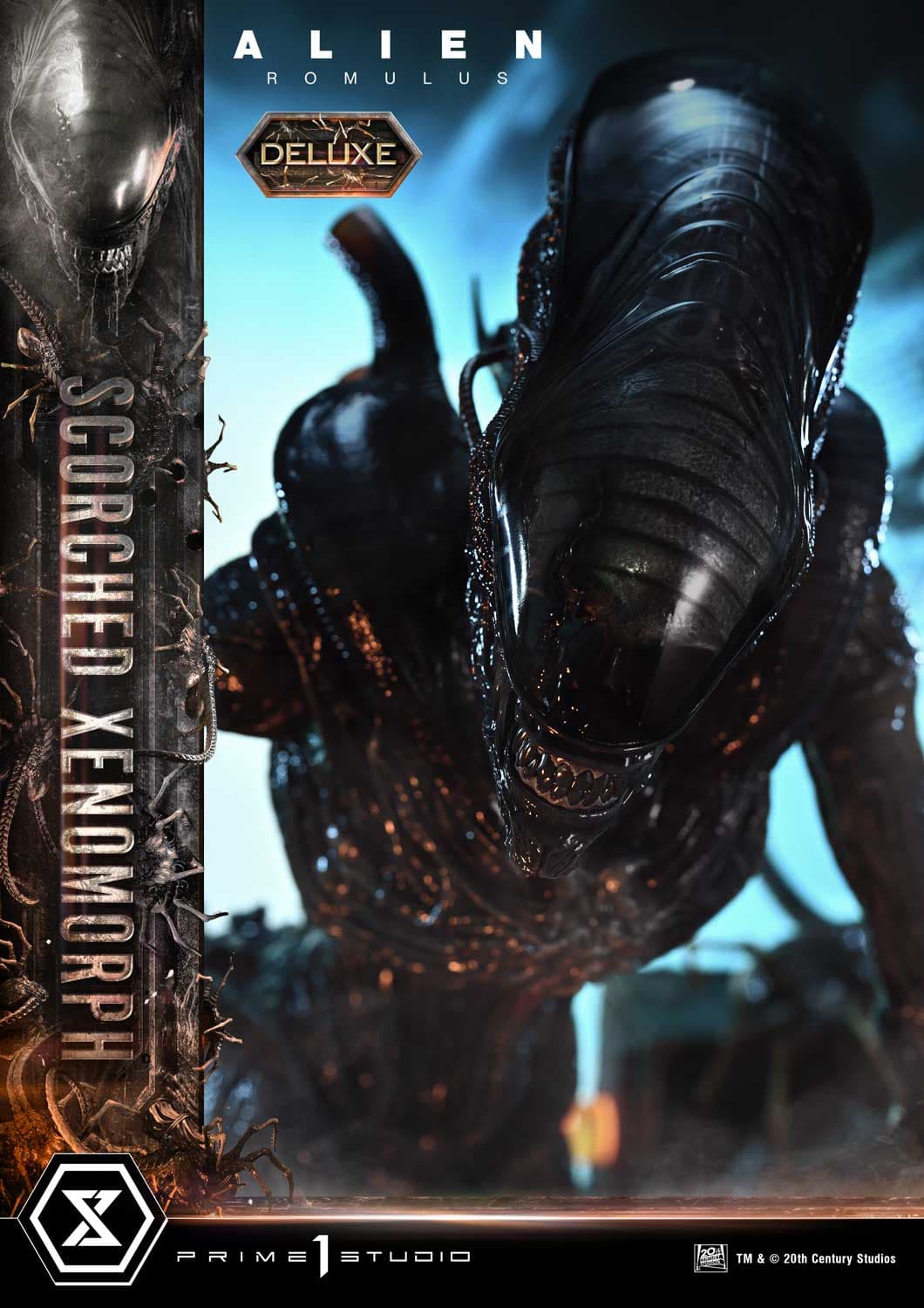 Scorched Xenomorph (Version Deluxe Bonus) - Museum Masterline - Vue 8