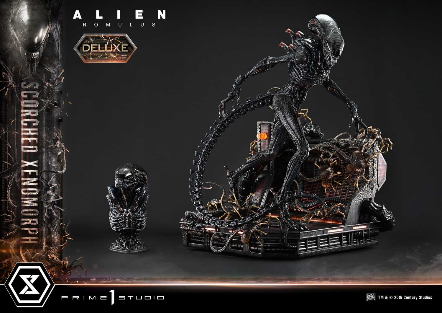 Scorched Xenomorph (Version Deluxe Bonus) - Museum Masterline - Vue 18