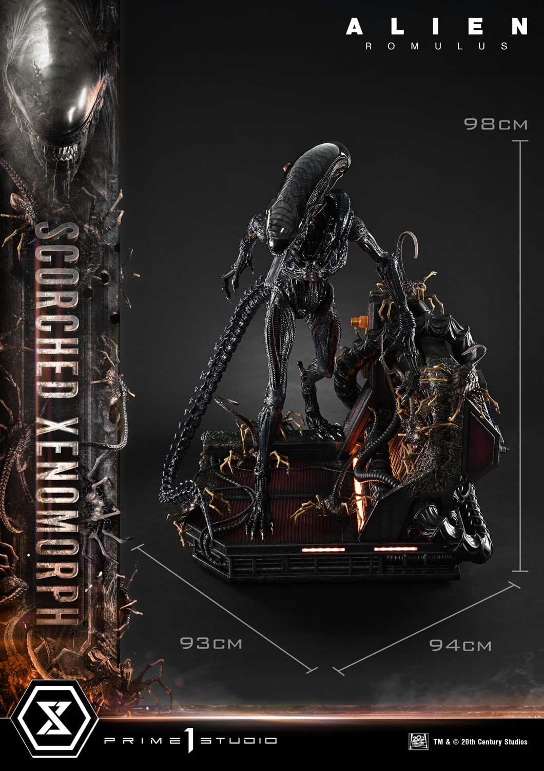 Scorched Xenomorph (Version Deluxe Bonus) - Museum Masterline - Vue 26