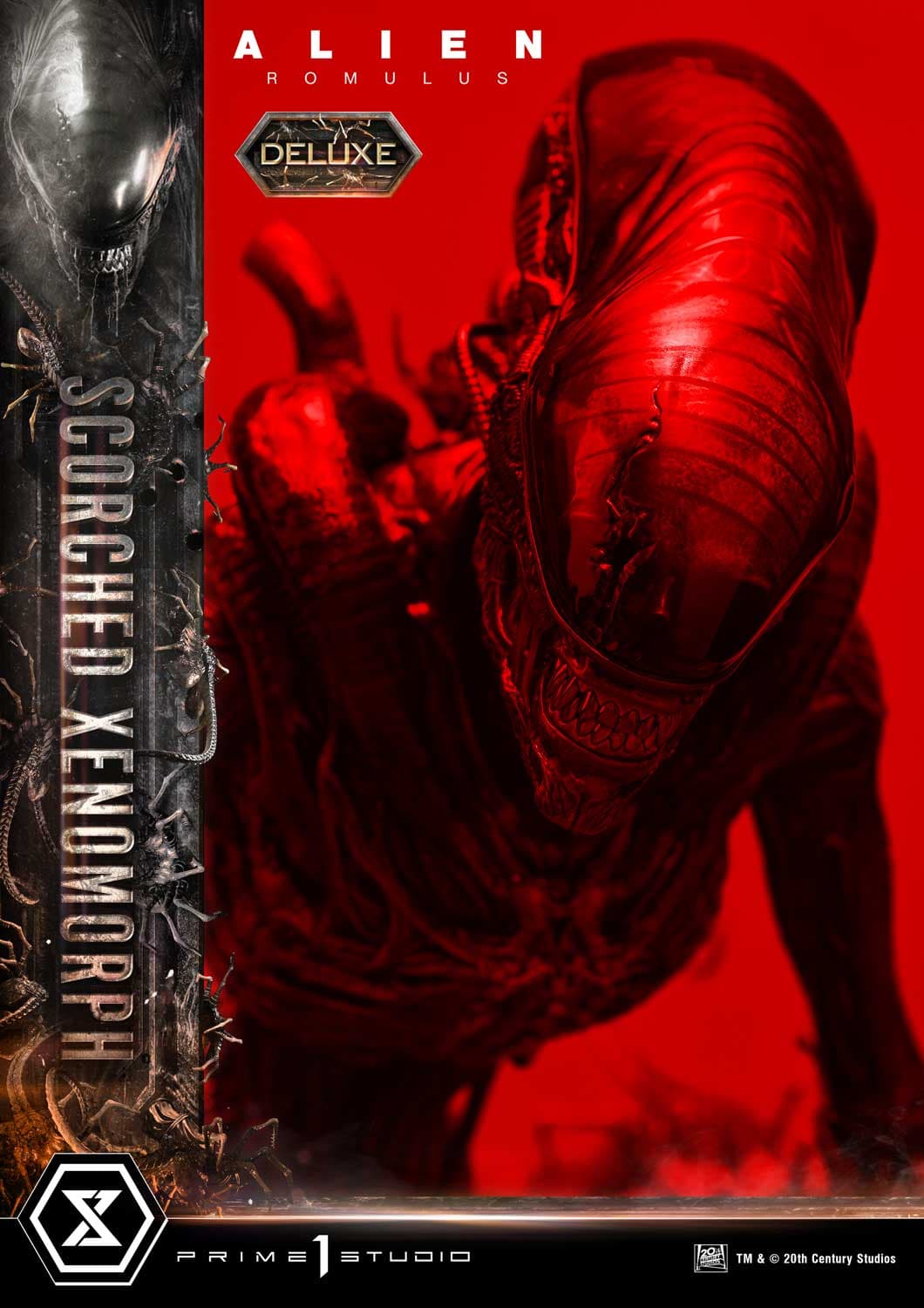 Scorched Xenomorph (Version Deluxe Bonus) - Museum Masterline - Vue 44