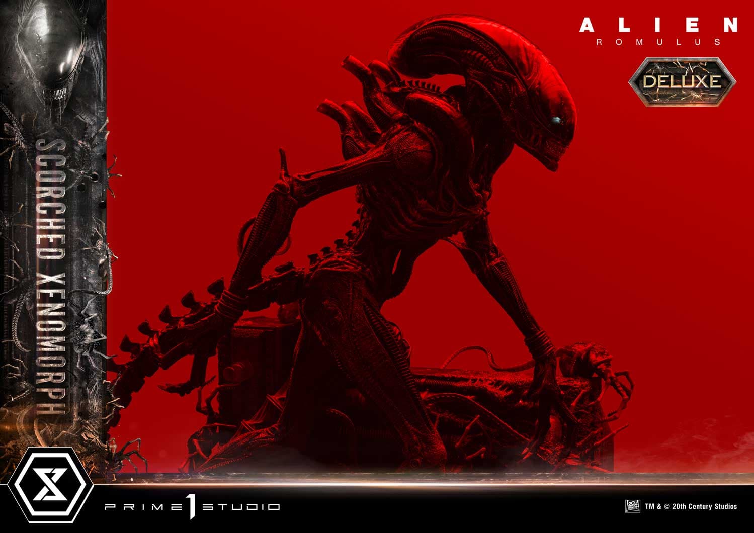 Scorched Xenomorph (Version Deluxe Bonus) - Museum Masterline - Vue 50