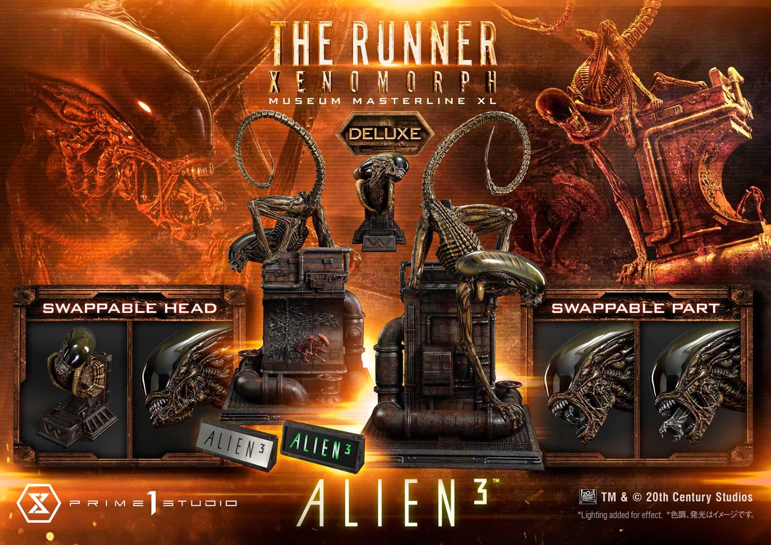 The Runner Xenomorph Dog Alien (Version Deluxe Bonus) - Museum Masterline XL - Vue 16