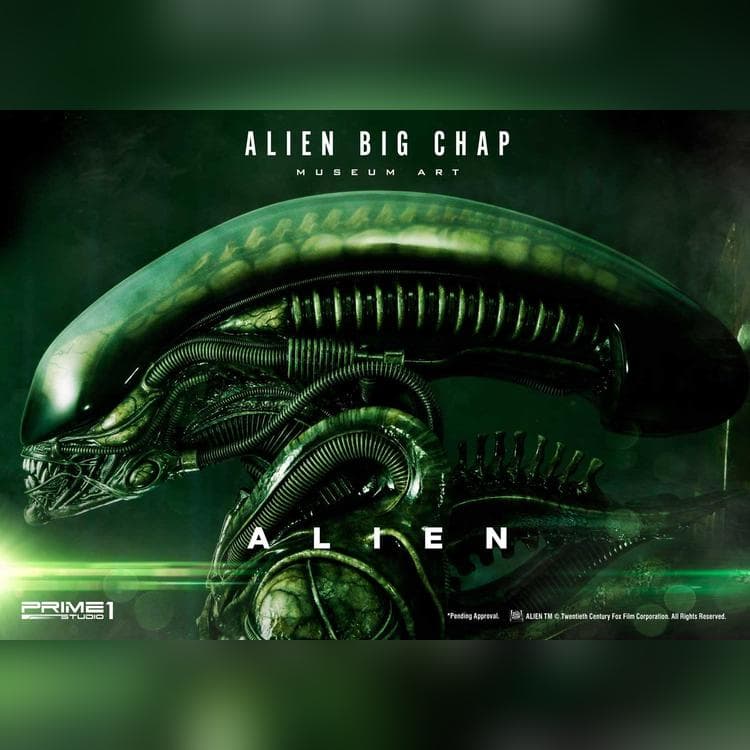 Alien Big Chap (3D Wall Art Edition) - Museum Art