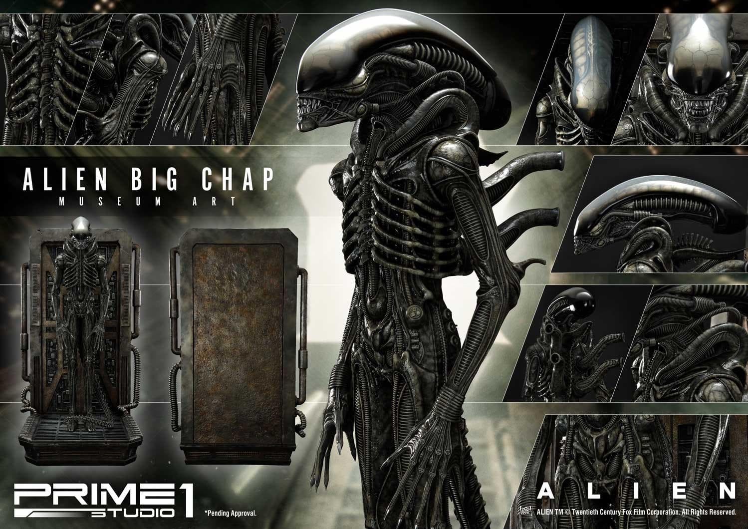 Alien Big Chap (3D Wall Art Edition) - Museum Art - Vue 3