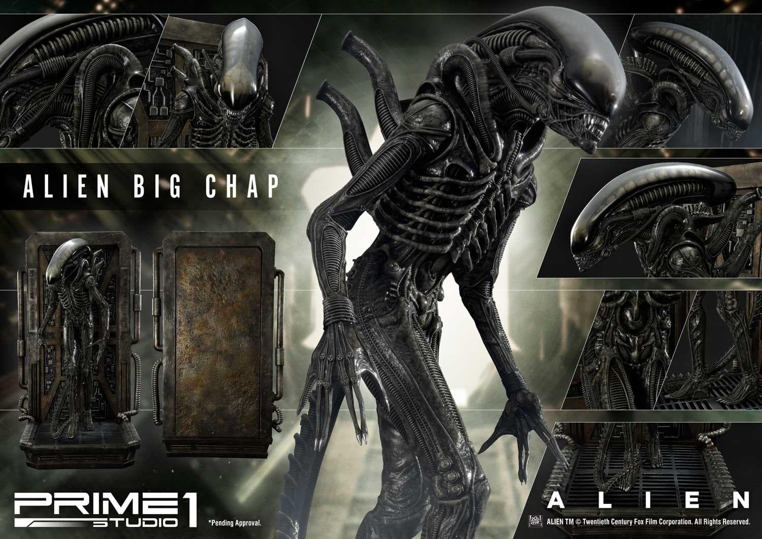 Alien Big Chap 3D Wall Art (Version Regular) - Vue 2