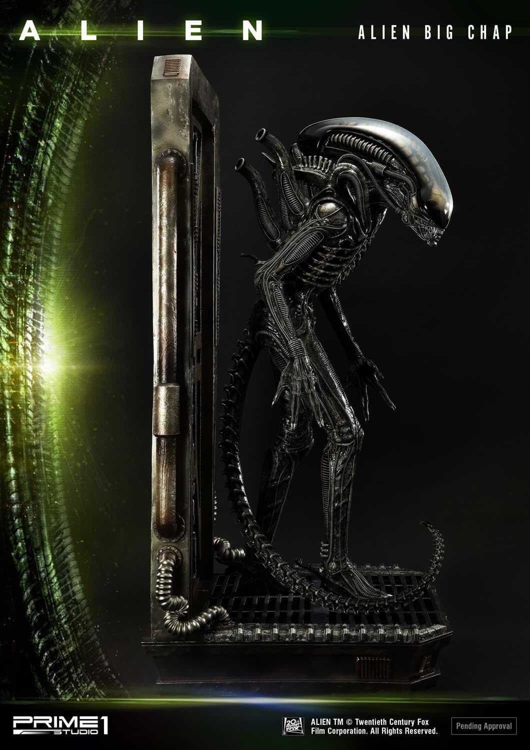 Alien Big Chap 3D Wall Art (Version Regular) - Vue 4