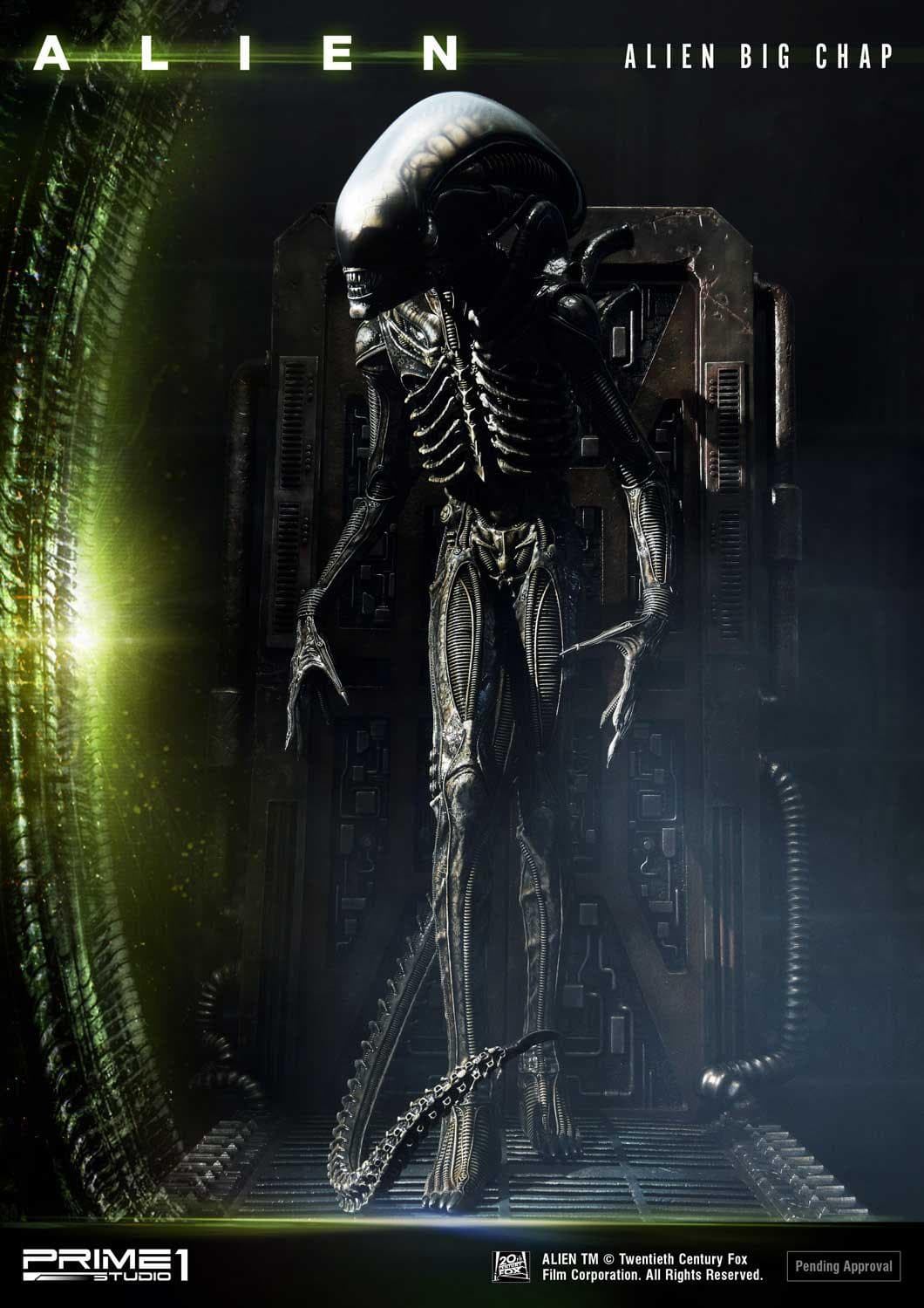 Alien Big Chap 3D Wall Art (Version Regular) - Vue 7