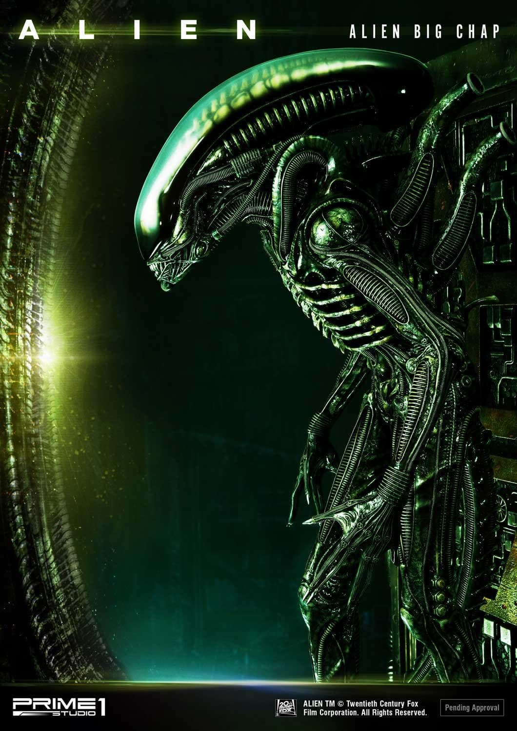 Alien Big Chap 3D Wall Art (Version Regular) - Vue 9