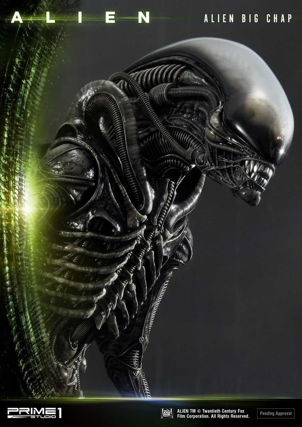 Alien Big Chap 3D Wall Art (Version Regular) - Vue 16