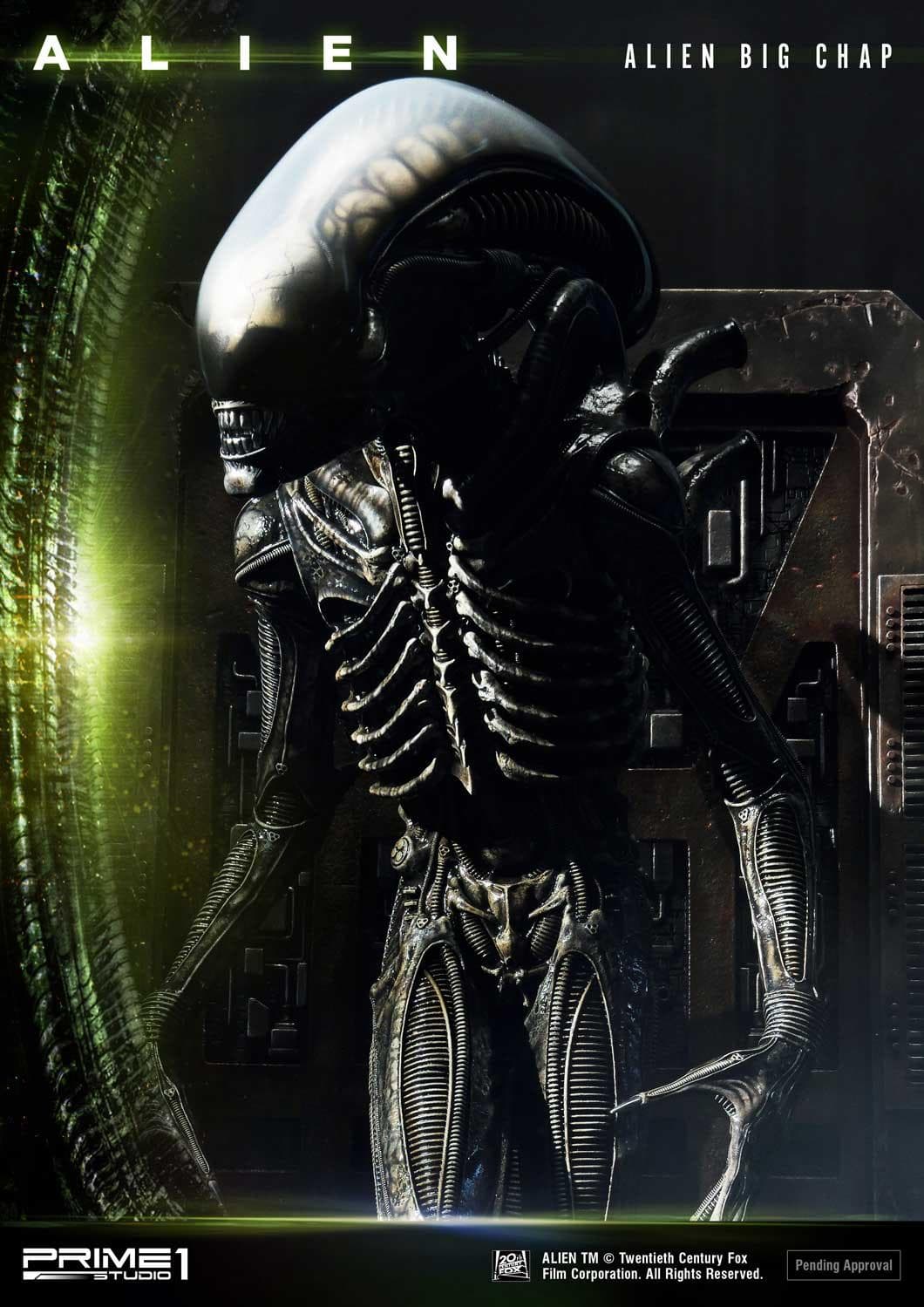 Alien Big Chap 3D Wall Art (Version Regular) - Vue 17