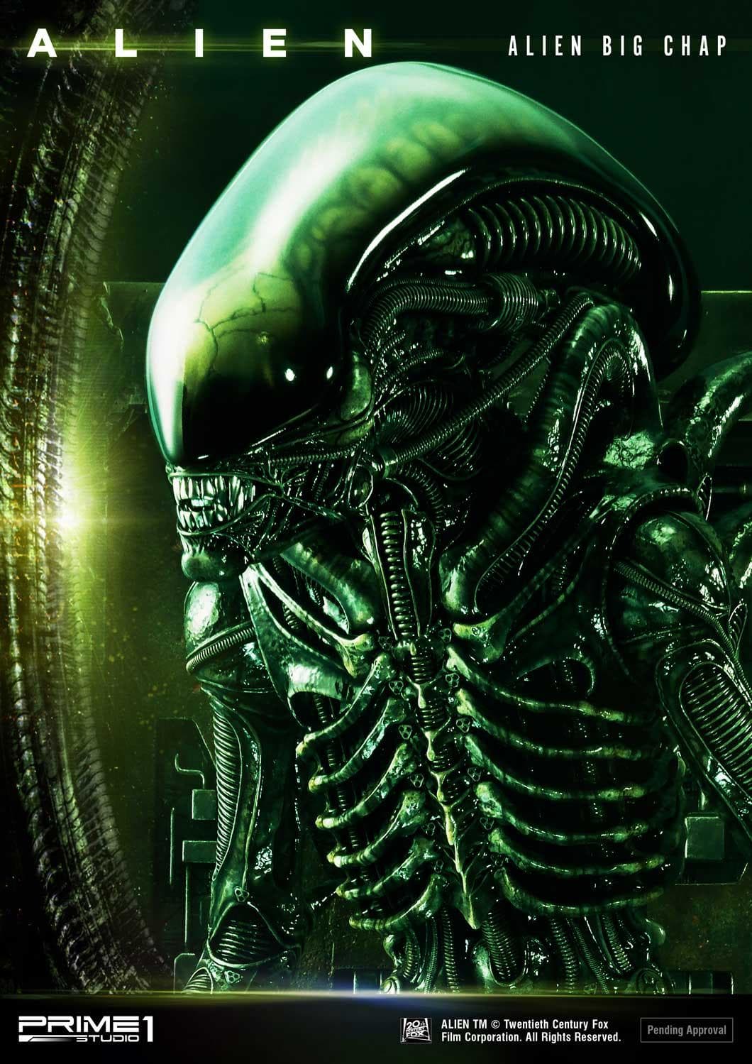 Alien Big Chap 3D Wall Art (Version Regular) - Vue 22