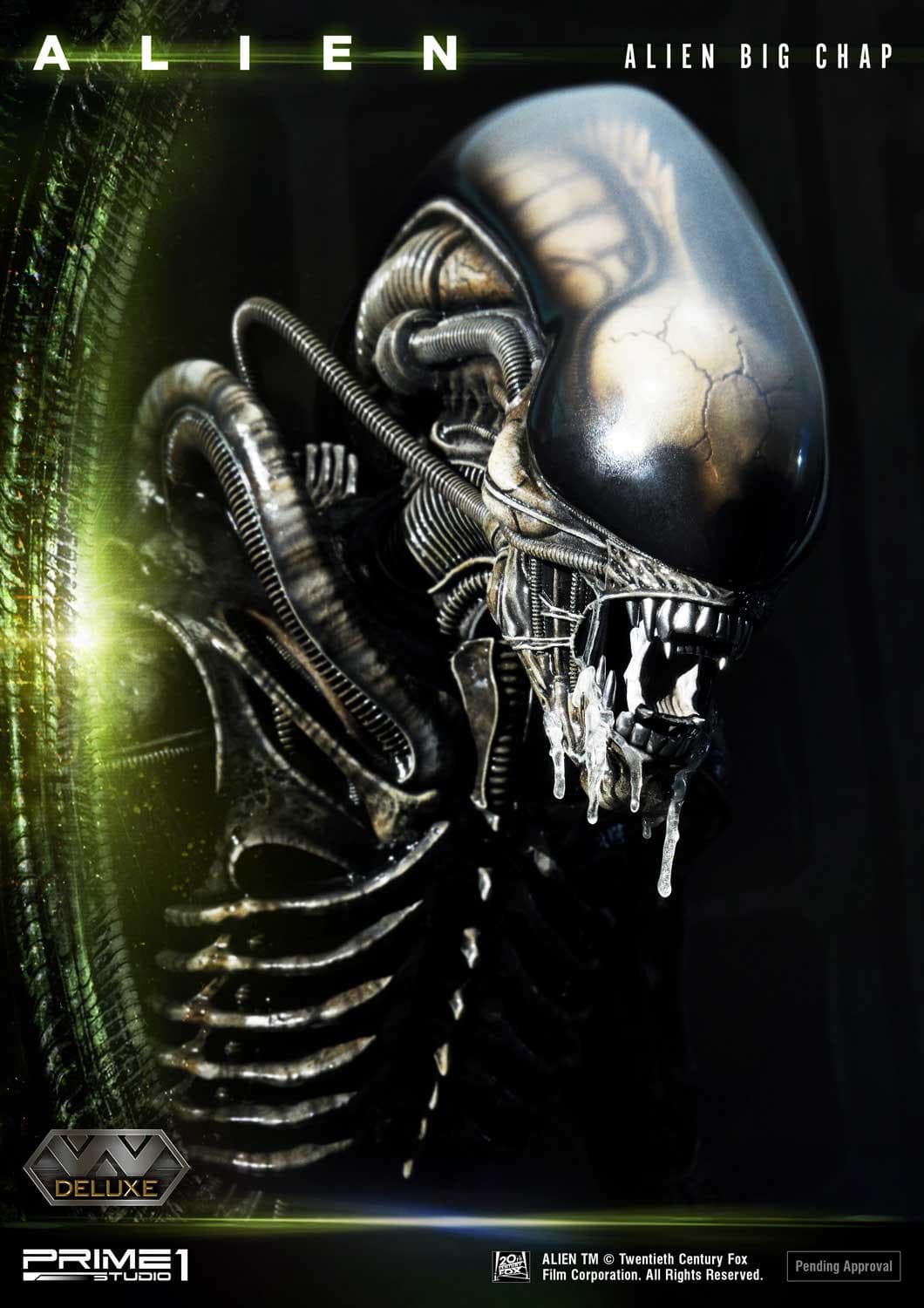 Alien Big Chap 3D Wall Art (Version Deluxe) - Vue 4
