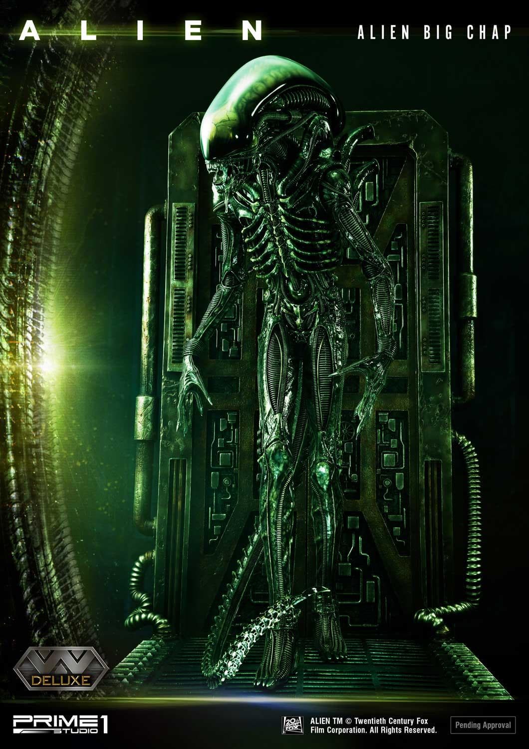 Alien Big Chap 3D Wall Art (Version Deluxe) - Vue 6
