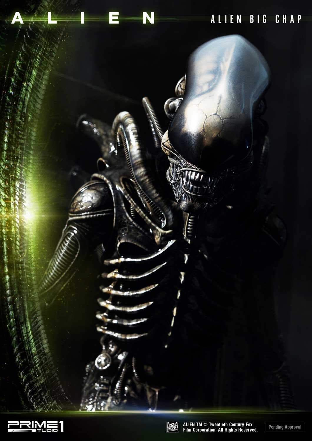 Alien Big Chap 3D Wall Art (Version Deluxe) - Vue 13