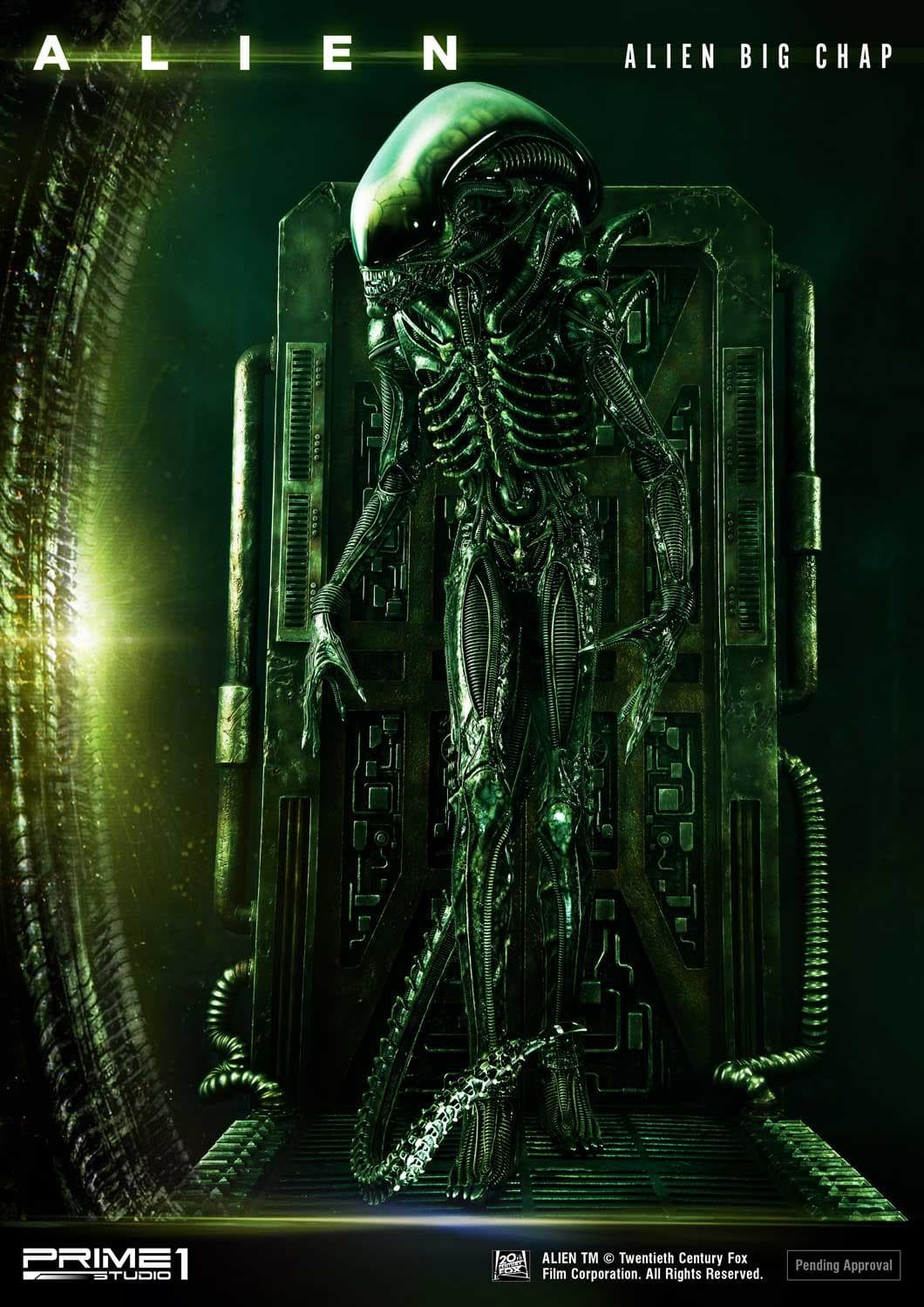 Alien Big Chap 3D Wall Art (Version Deluxe) - Vue 15