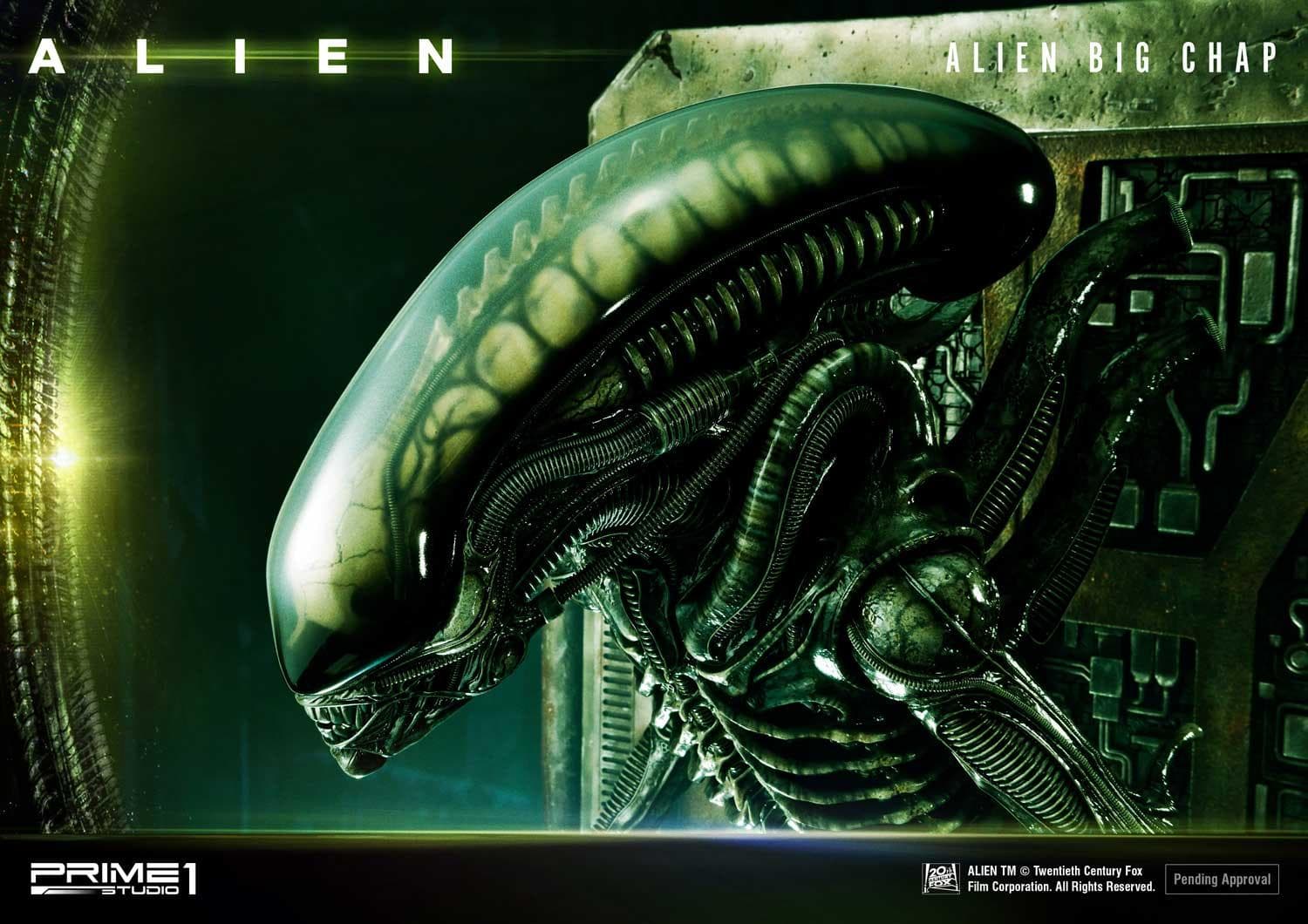 Alien Big Chap 3D Wall Art (Version Deluxe) - Vue 16