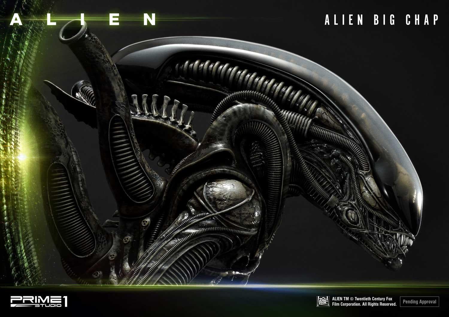 Alien Big Chap 3D Wall Art (Version Deluxe) - Vue 17