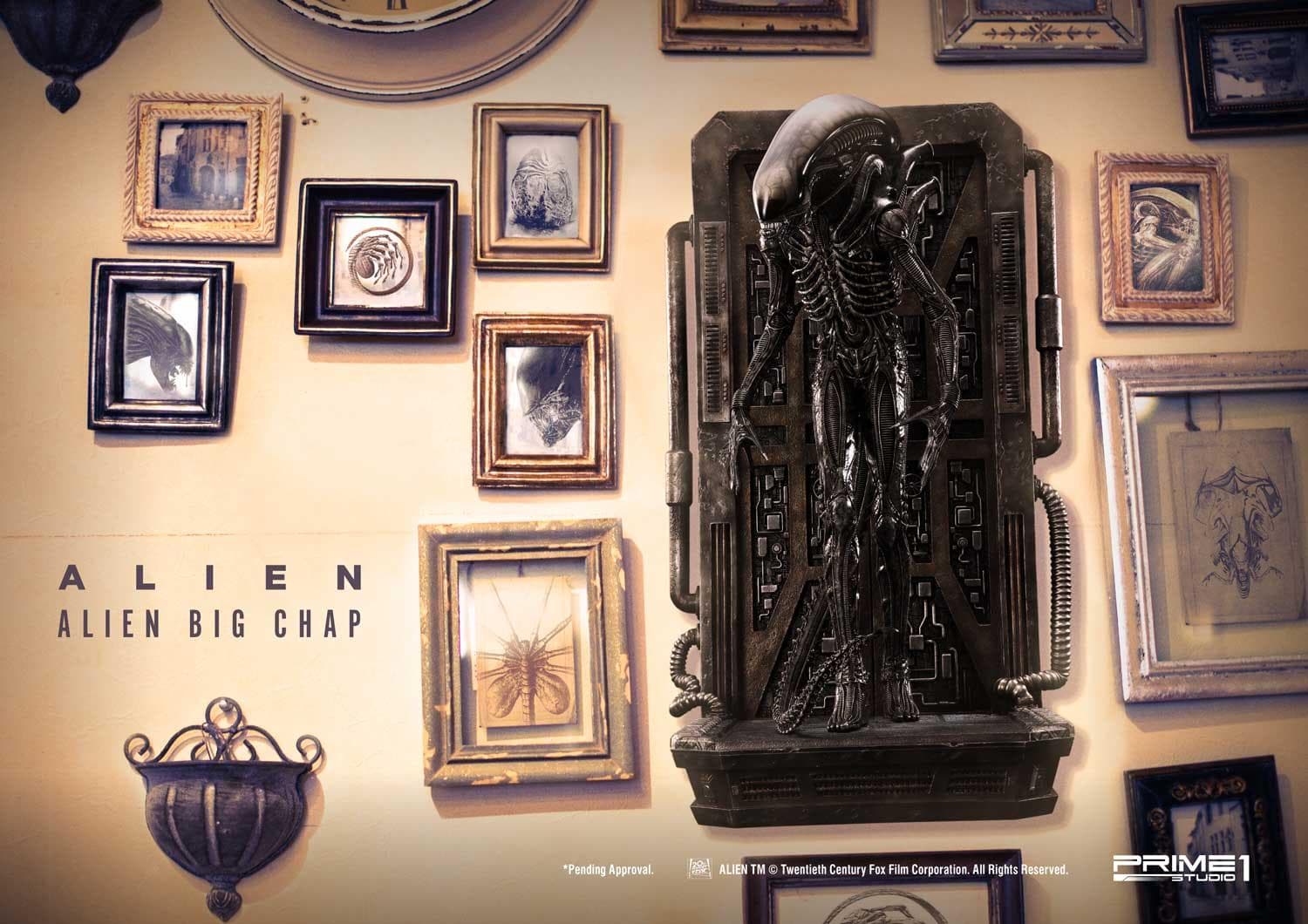 Alien Big Chap 3D Wall Art (Version Deluxe) - Vue 20