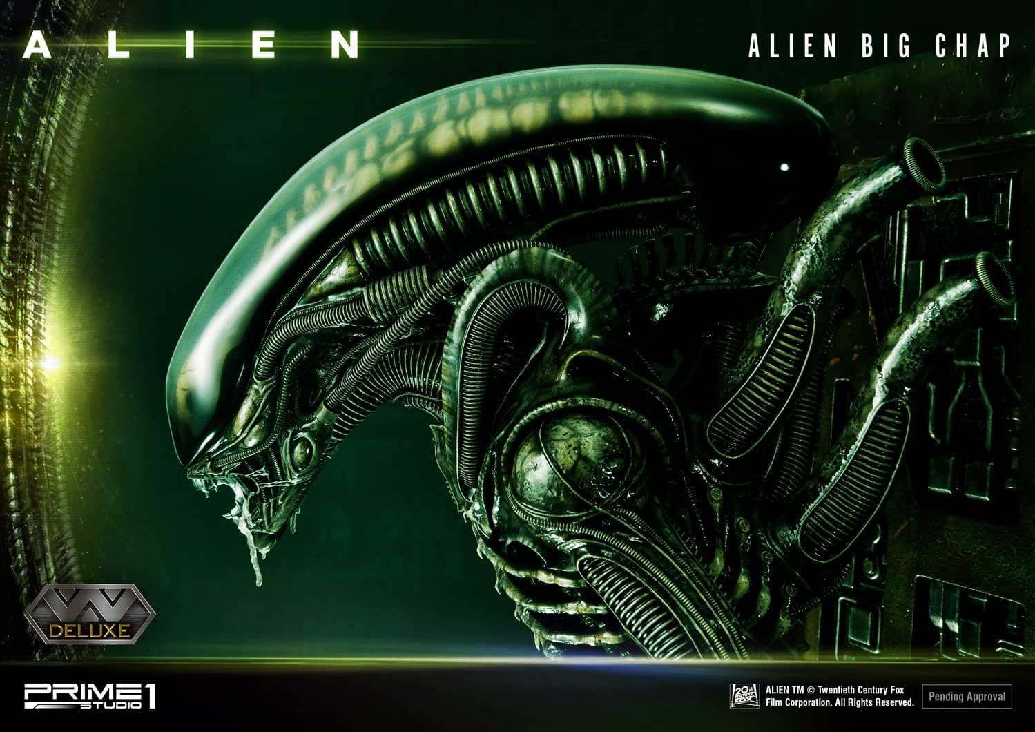 Alien Big Chap 3D Wall Art (Version Deluxe) - Vue 34