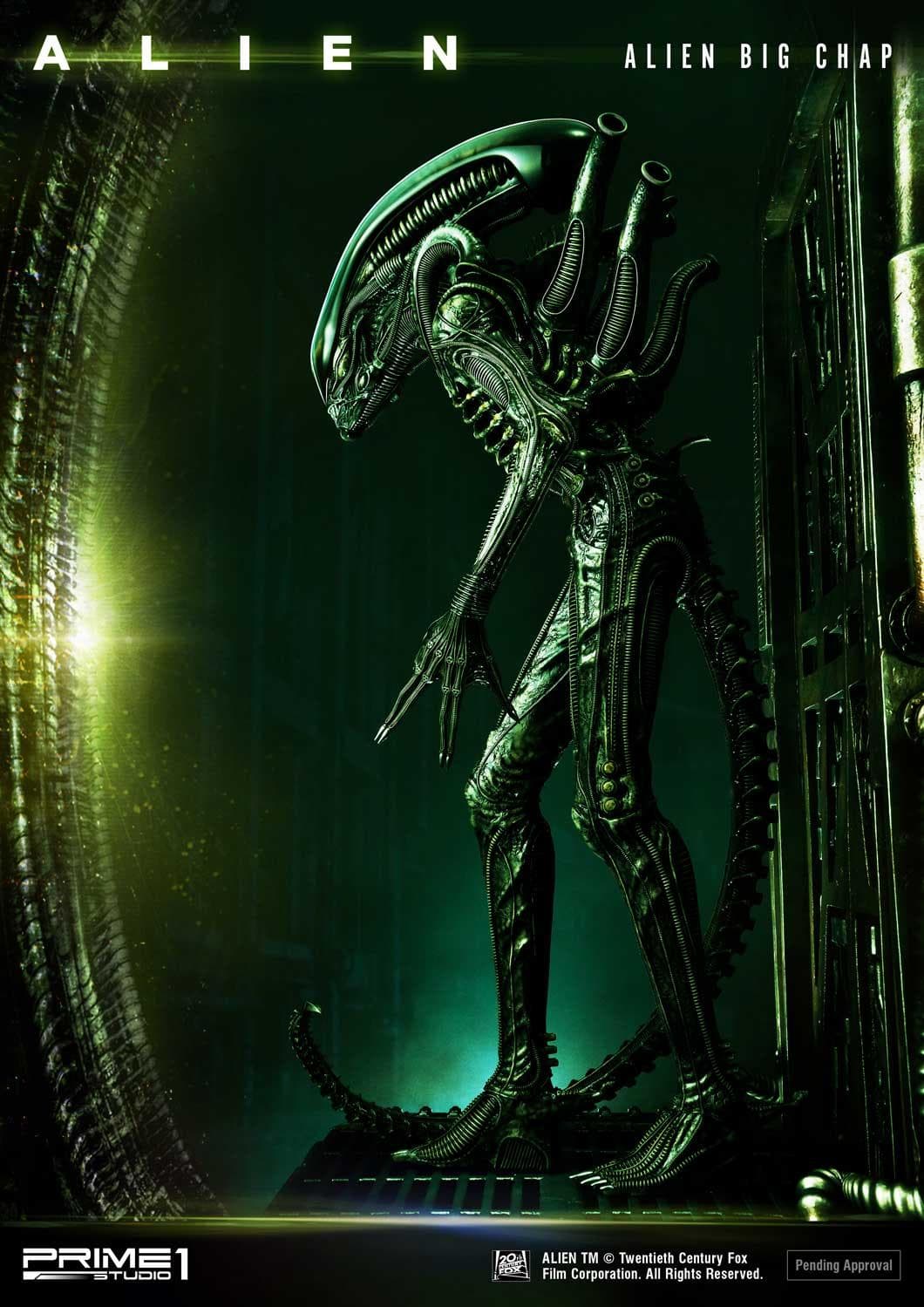 Alien Big Chap 3D Wall Art (Version Deluxe) - Vue 46