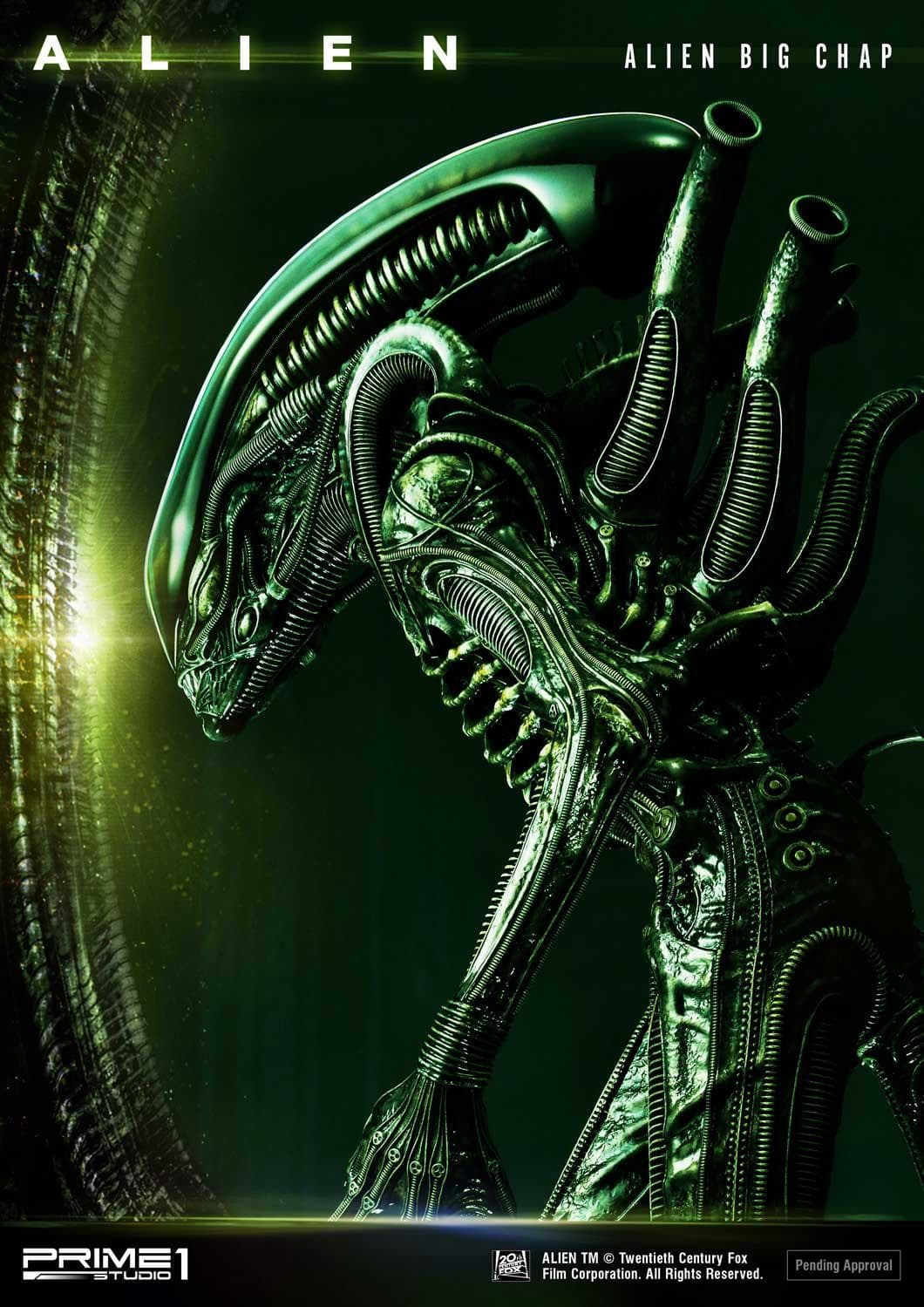 Alien Big Chap 3D Wall Art (Version Deluxe) - Vue 47