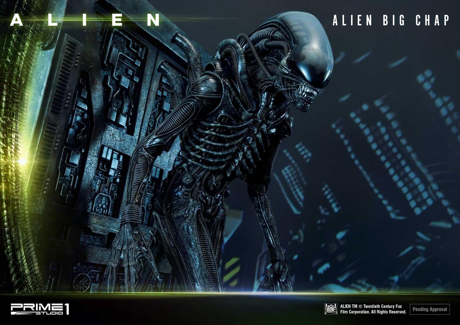 Alien Big Chap 3D Wall Art (Version Deluxe) - Vue 72