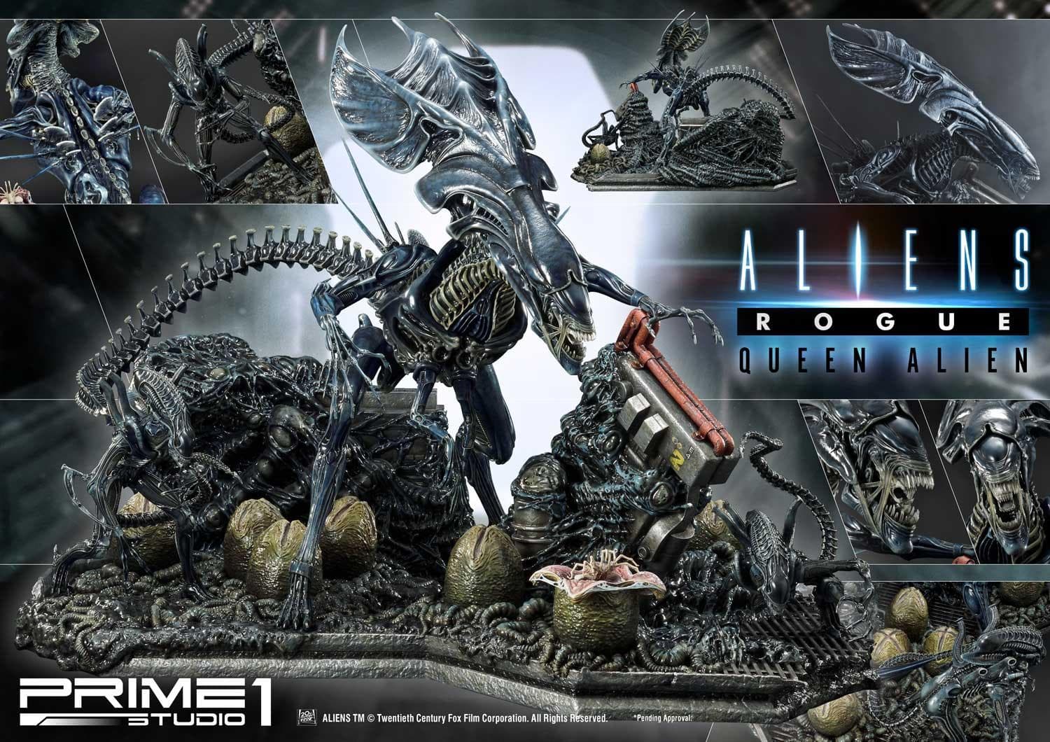 Queen Alien "Battle Diorama" (Version Regular) - Premium Masterline - Vue 3