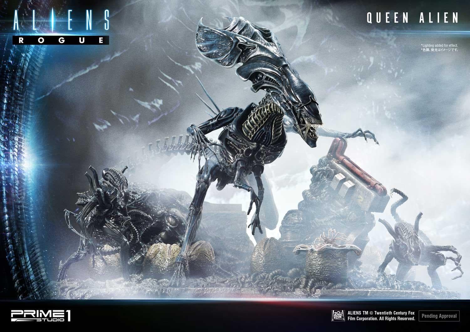 Queen Alien "Battle Diorama" (Version Regular) - Premium Masterline - Vue 8