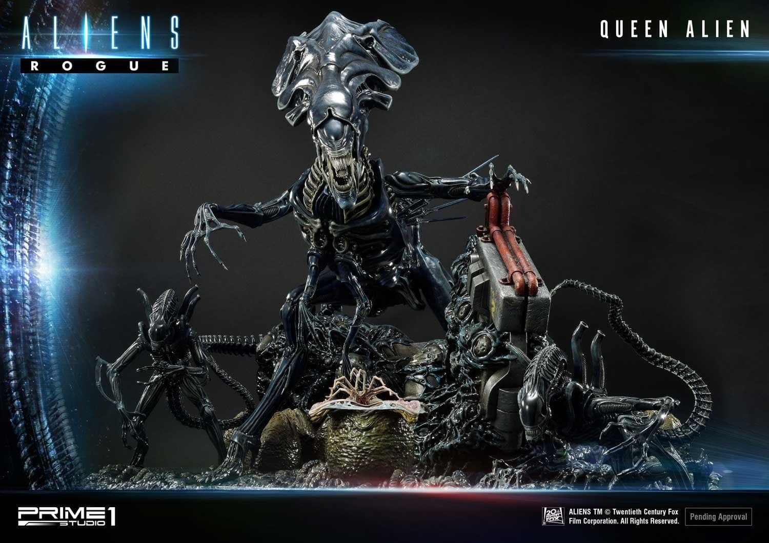 Queen Alien "Battle Diorama" (Version Regular) - Premium Masterline - Vue 60