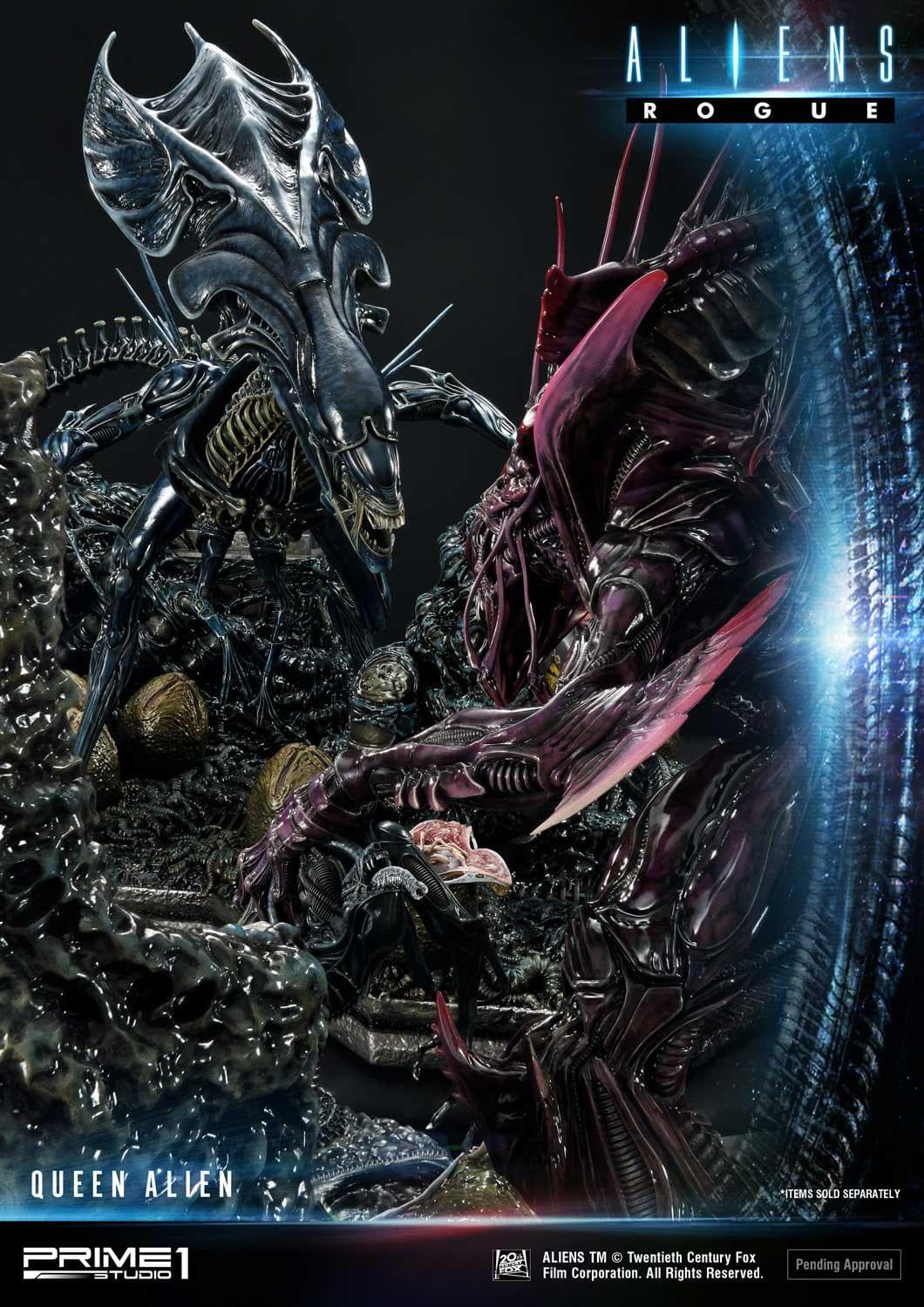 Queen Alien "Battle Diorama" (Version Regular) - Premium Masterline - Vue 64