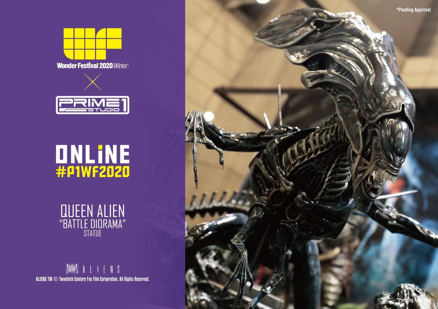 Queen Alien "Battle Diorama" (Version Regular) - Premium Masterline - Vue 65