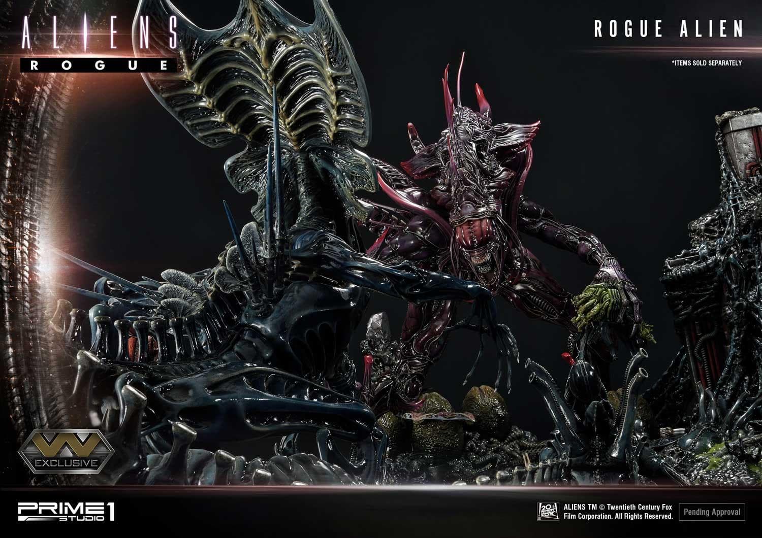 Rogue Alien "Battle Diorama" (Version Exclusive) - Premium Masterline - Vue 6